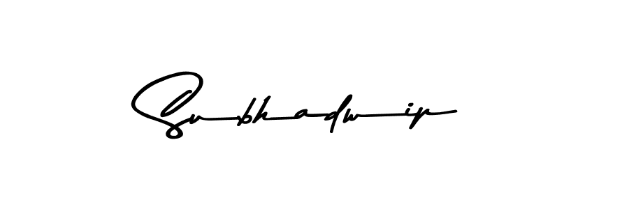 Subhadwip stylish signature style. Best Handwritten Sign (Asem Kandis PERSONAL USE) for my name. Handwritten Signature Collection Ideas for my name Subhadwip. Subhadwip signature style 9 images and pictures png