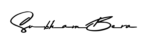 Use a signature maker to create a handwritten signature online. With this signature software, you can design (Asem Kandis PERSONAL USE) your own signature for name Subham Bera. Subham Bera signature style 9 images and pictures png