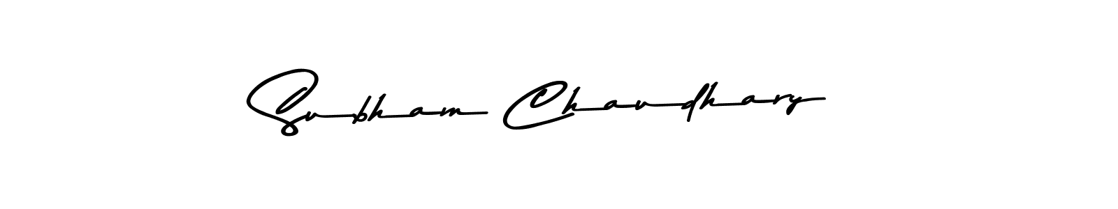 Similarly Asem Kandis PERSONAL USE is the best handwritten signature design. Signature creator online .You can use it as an online autograph creator for name Subham Chaudhary. Subham Chaudhary signature style 9 images and pictures png