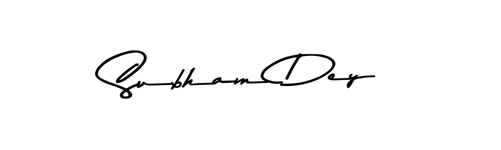 How to make Subham Dey signature? Asem Kandis PERSONAL USE is a professional autograph style. Create handwritten signature for Subham Dey name. Subham Dey signature style 9 images and pictures png