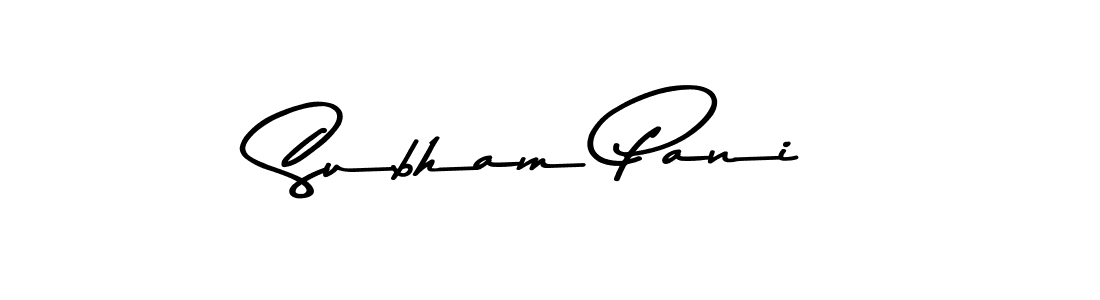 Make a beautiful signature design for name Subham Pani. Use this online signature maker to create a handwritten signature for free. Subham Pani signature style 9 images and pictures png