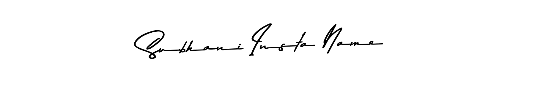 How to Draw Subhani Insta Name signature style? Asem Kandis PERSONAL USE is a latest design signature styles for name Subhani Insta Name. Subhani Insta Name signature style 9 images and pictures png