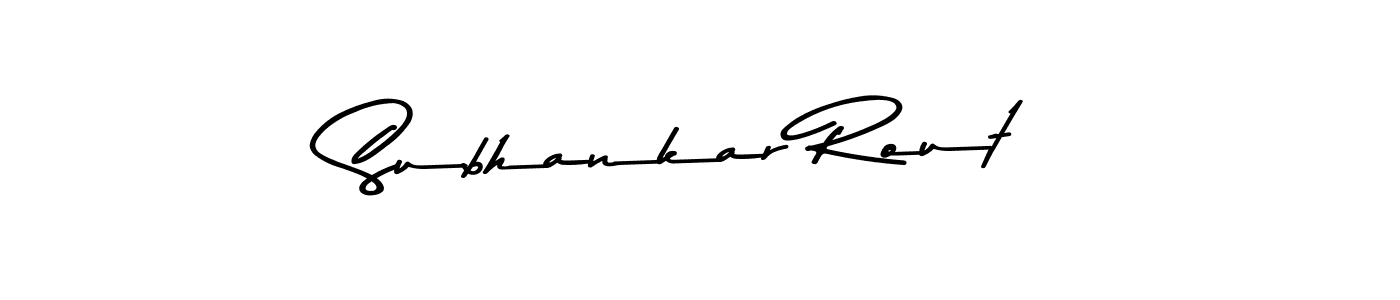 Design your own signature with our free online signature maker. With this signature software, you can create a handwritten (Asem Kandis PERSONAL USE) signature for name Subhankar Rout. Subhankar Rout signature style 9 images and pictures png