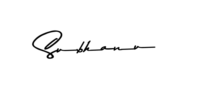 Make a beautiful signature design for name Subhanu. Use this online signature maker to create a handwritten signature for free. Subhanu signature style 9 images and pictures png