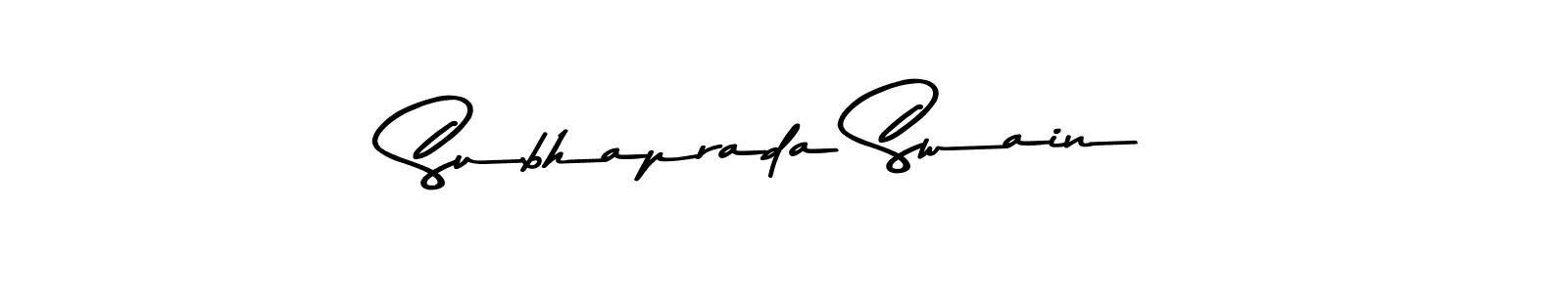 How to make Subhaprada Swain name signature. Use Asem Kandis PERSONAL USE style for creating short signs online. This is the latest handwritten sign. Subhaprada Swain signature style 9 images and pictures png