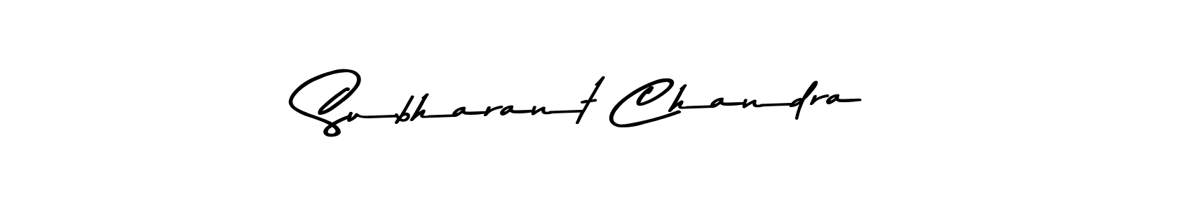 Subharant Chandra stylish signature style. Best Handwritten Sign (Asem Kandis PERSONAL USE) for my name. Handwritten Signature Collection Ideas for my name Subharant Chandra. Subharant Chandra signature style 9 images and pictures png