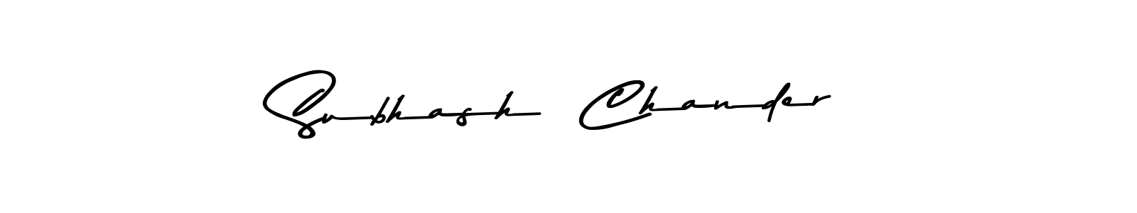 Also we have Subhash  Chander name is the best signature style. Create professional handwritten signature collection using Asem Kandis PERSONAL USE autograph style. Subhash  Chander signature style 9 images and pictures png