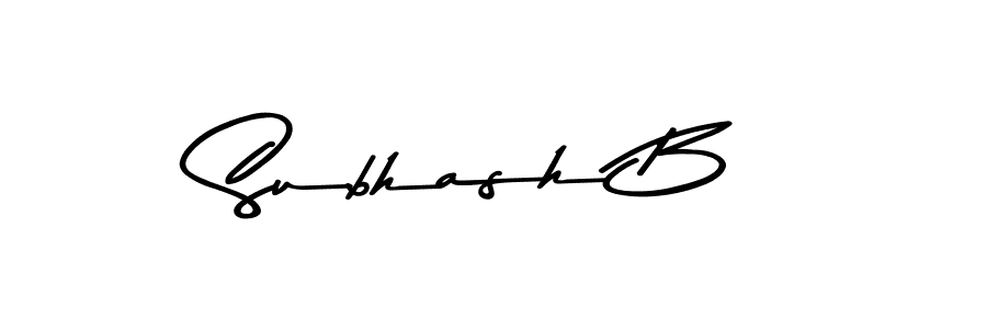 Also we have Subhash B name is the best signature style. Create professional handwritten signature collection using Asem Kandis PERSONAL USE autograph style. Subhash B signature style 9 images and pictures png