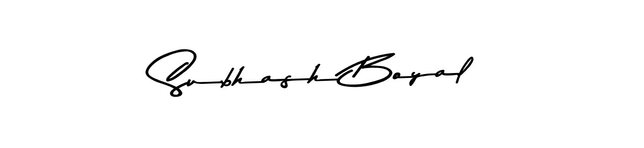 Make a beautiful signature design for name Subhash Boyal. Use this online signature maker to create a handwritten signature for free. Subhash Boyal signature style 9 images and pictures png