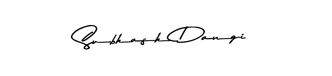 Also we have Subhash Dangi name is the best signature style. Create professional handwritten signature collection using Asem Kandis PERSONAL USE autograph style. Subhash Dangi signature style 9 images and pictures png