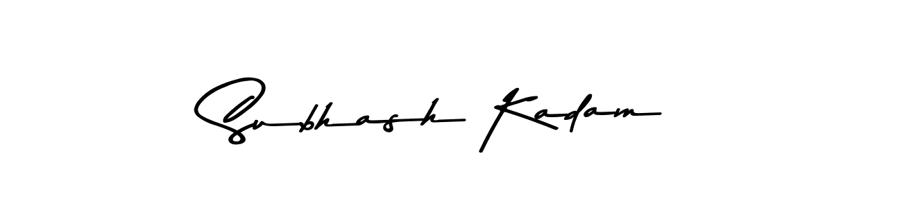 Similarly Asem Kandis PERSONAL USE is the best handwritten signature design. Signature creator online .You can use it as an online autograph creator for name Subhash Kadam. Subhash Kadam signature style 9 images and pictures png