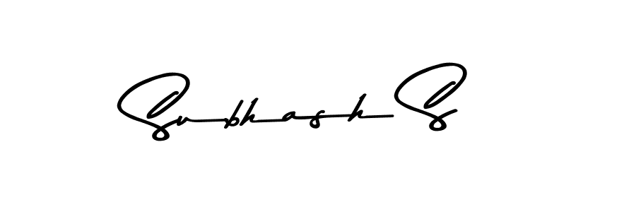 How to make Subhash S signature? Asem Kandis PERSONAL USE is a professional autograph style. Create handwritten signature for Subhash S name. Subhash S signature style 9 images and pictures png