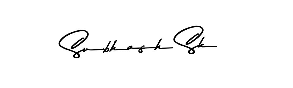 Design your own signature with our free online signature maker. With this signature software, you can create a handwritten (Asem Kandis PERSONAL USE) signature for name Subhash Sk. Subhash Sk signature style 9 images and pictures png