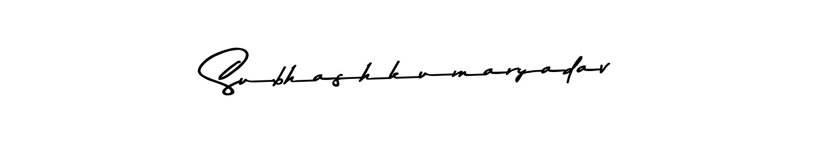 Subhashkumaryadav stylish signature style. Best Handwritten Sign (Asem Kandis PERSONAL USE) for my name. Handwritten Signature Collection Ideas for my name Subhashkumaryadav. Subhashkumaryadav signature style 9 images and pictures png