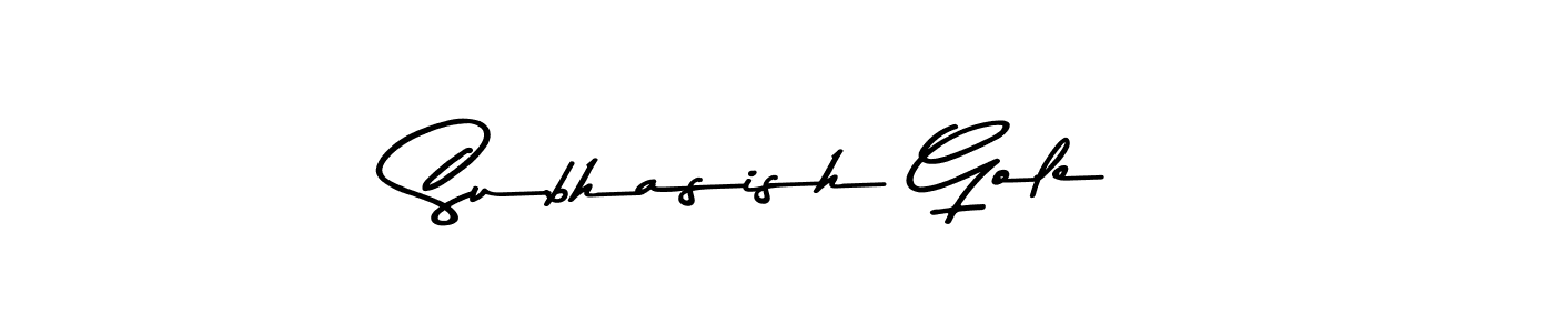 Make a short Subhasish Gole signature style. Manage your documents anywhere anytime using Asem Kandis PERSONAL USE. Create and add eSignatures, submit forms, share and send files easily. Subhasish Gole signature style 9 images and pictures png