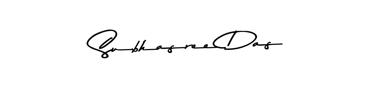 Subhasree Das stylish signature style. Best Handwritten Sign (Asem Kandis PERSONAL USE) for my name. Handwritten Signature Collection Ideas for my name Subhasree Das. Subhasree Das signature style 9 images and pictures png