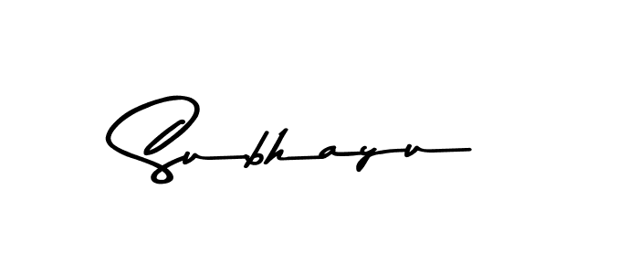 Design your own signature with our free online signature maker. With this signature software, you can create a handwritten (Asem Kandis PERSONAL USE) signature for name Subhayu. Subhayu signature style 9 images and pictures png