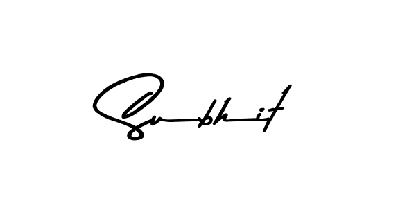 How to make Subhit signature? Asem Kandis PERSONAL USE is a professional autograph style. Create handwritten signature for Subhit name. Subhit signature style 9 images and pictures png