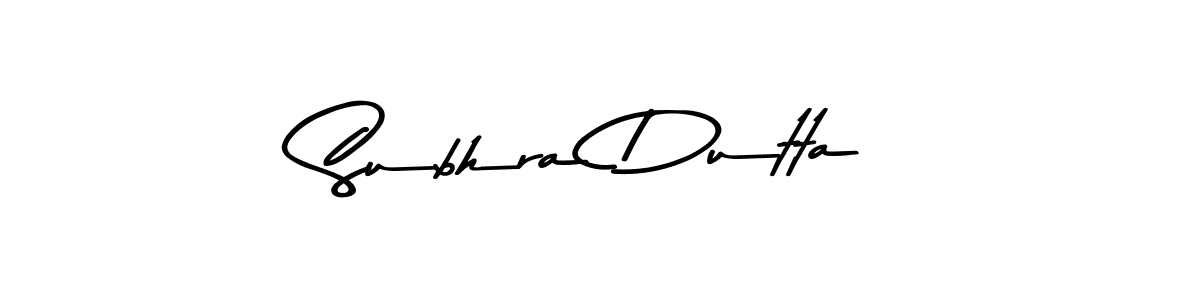 Use a signature maker to create a handwritten signature online. With this signature software, you can design (Asem Kandis PERSONAL USE) your own signature for name Subhra Dutta. Subhra Dutta signature style 9 images and pictures png