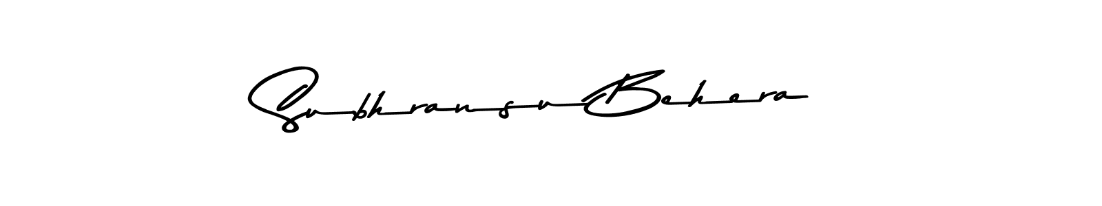 Use a signature maker to create a handwritten signature online. With this signature software, you can design (Asem Kandis PERSONAL USE) your own signature for name Subhransu Behera. Subhransu Behera signature style 9 images and pictures png