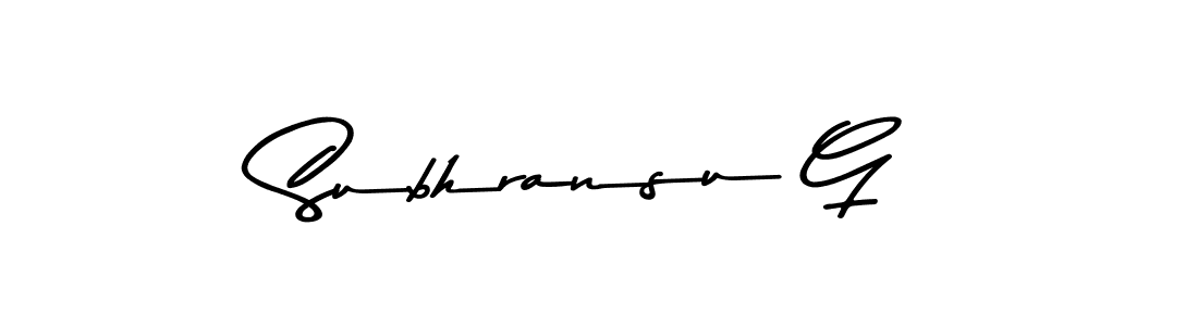 if you are searching for the best signature style for your name Subhransu G. so please give up your signature search. here we have designed multiple signature styles  using Asem Kandis PERSONAL USE. Subhransu G signature style 9 images and pictures png