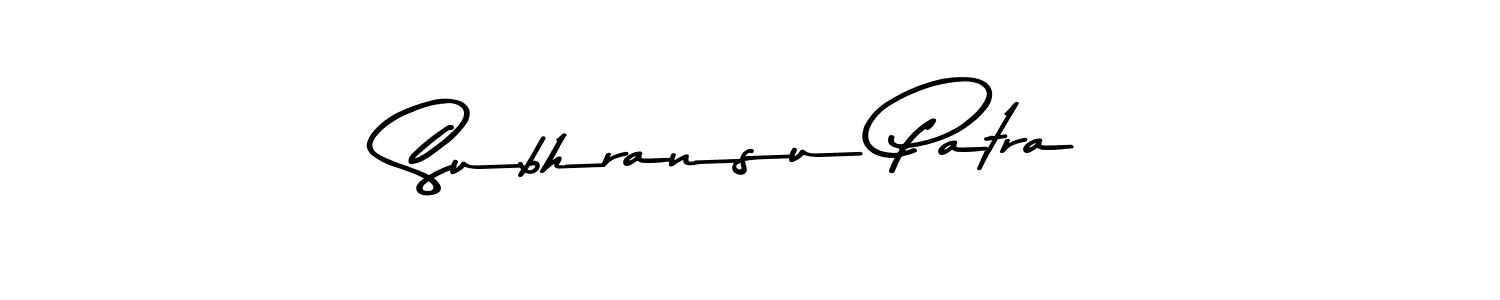 The best way (Asem Kandis PERSONAL USE) to make a short signature is to pick only two or three words in your name. The name Subhransu Patra include a total of six letters. For converting this name. Subhransu Patra signature style 9 images and pictures png