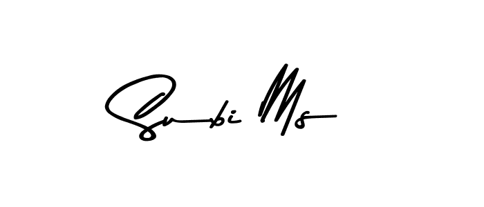 Make a short Subi Ms signature style. Manage your documents anywhere anytime using Asem Kandis PERSONAL USE. Create and add eSignatures, submit forms, share and send files easily. Subi Ms signature style 9 images and pictures png