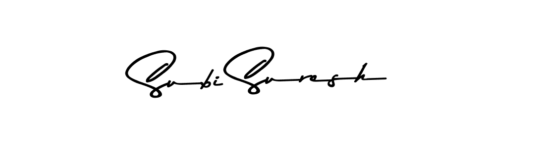 Also You can easily find your signature by using the search form. We will create Subi Suresh name handwritten signature images for you free of cost using Asem Kandis PERSONAL USE sign style. Subi Suresh signature style 9 images and pictures png