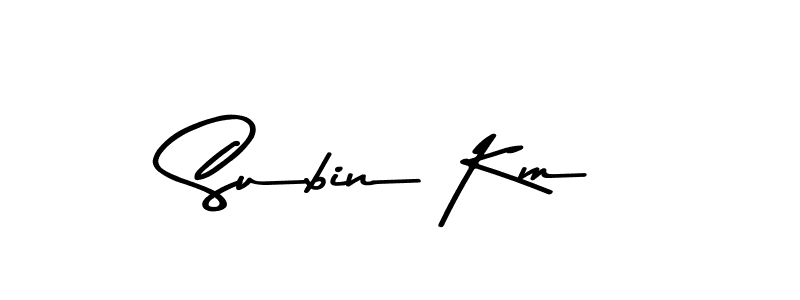 Here are the top 10 professional signature styles for the name Subin Km. These are the best autograph styles you can use for your name. Subin Km signature style 9 images and pictures png