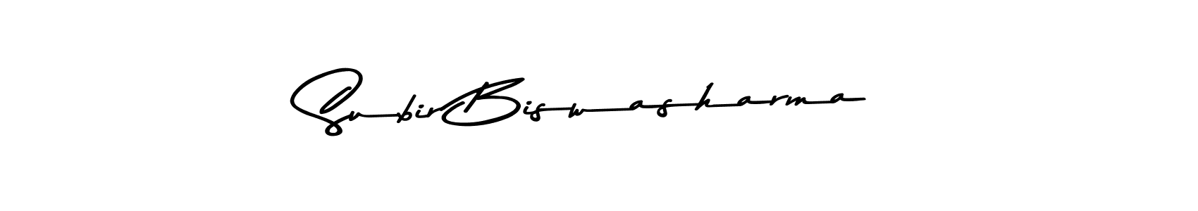 Design your own signature with our free online signature maker. With this signature software, you can create a handwritten (Asem Kandis PERSONAL USE) signature for name Subir Biswasharma. Subir Biswasharma signature style 9 images and pictures png