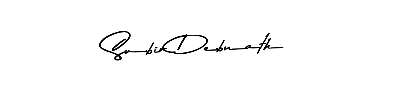 You should practise on your own different ways (Asem Kandis PERSONAL USE) to write your name (Subir Debnath) in signature. don't let someone else do it for you. Subir Debnath signature style 9 images and pictures png