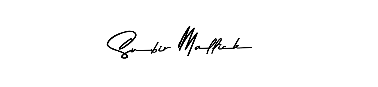 How to make Subir Mallick signature? Asem Kandis PERSONAL USE is a professional autograph style. Create handwritten signature for Subir Mallick name. Subir Mallick signature style 9 images and pictures png