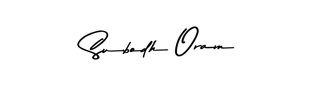 Design your own signature with our free online signature maker. With this signature software, you can create a handwritten (Asem Kandis PERSONAL USE) signature for name Subodh Oram. Subodh Oram signature style 9 images and pictures png