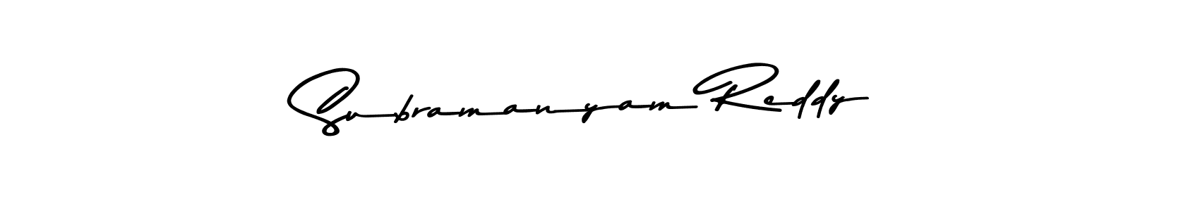 How to make Subramanyam Reddy signature? Asem Kandis PERSONAL USE is a professional autograph style. Create handwritten signature for Subramanyam Reddy name. Subramanyam Reddy signature style 9 images and pictures png
