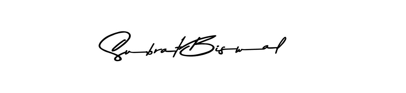 You should practise on your own different ways (Asem Kandis PERSONAL USE) to write your name (Subrat Biswal) in signature. don't let someone else do it for you. Subrat Biswal signature style 9 images and pictures png