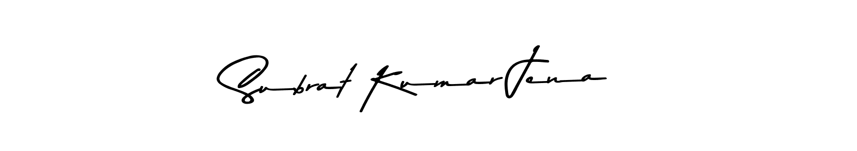 This is the best signature style for the Subrat Kumar Jena name. Also you like these signature font (Asem Kandis PERSONAL USE). Mix name signature. Subrat Kumar Jena signature style 9 images and pictures png