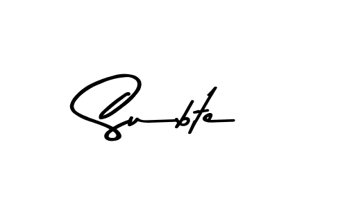 Best and Professional Signature Style for Subte. Asem Kandis PERSONAL USE Best Signature Style Collection. Subte signature style 9 images and pictures png