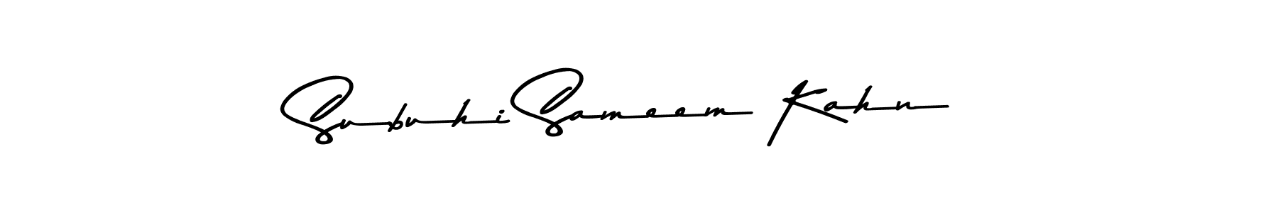 It looks lik you need a new signature style for name Subuhi Sameem Kahn. Design unique handwritten (Asem Kandis PERSONAL USE) signature with our free signature maker in just a few clicks. Subuhi Sameem Kahn signature style 9 images and pictures png