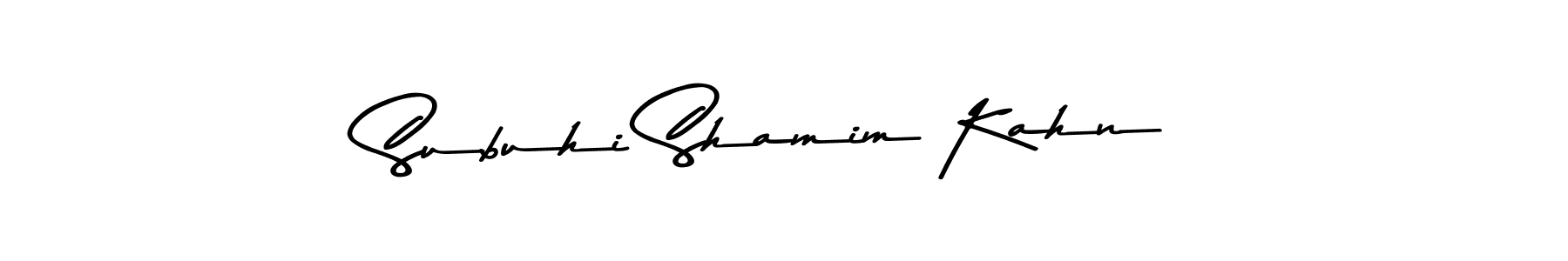 How to Draw Subuhi Shamim Kahn signature style? Asem Kandis PERSONAL USE is a latest design signature styles for name Subuhi Shamim Kahn. Subuhi Shamim Kahn signature style 9 images and pictures png