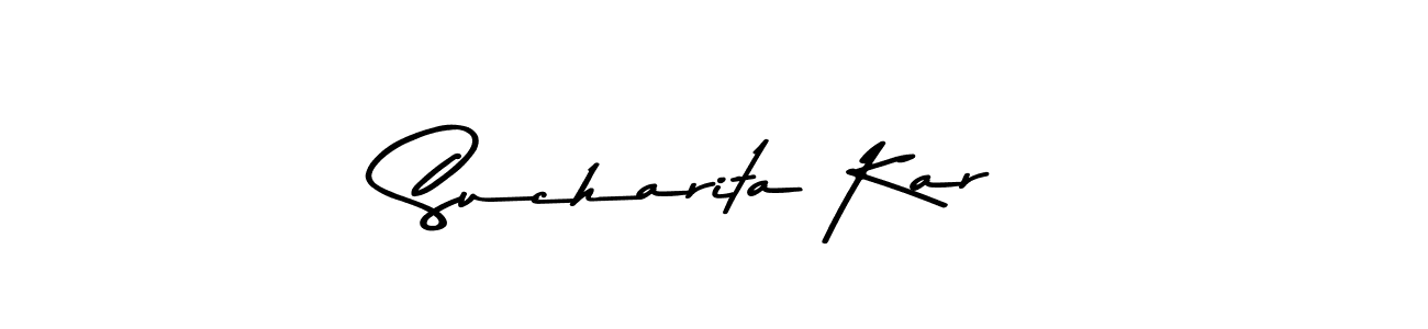 Make a beautiful signature design for name Sucharita Kar. With this signature (Asem Kandis PERSONAL USE) style, you can create a handwritten signature for free. Sucharita Kar signature style 9 images and pictures png
