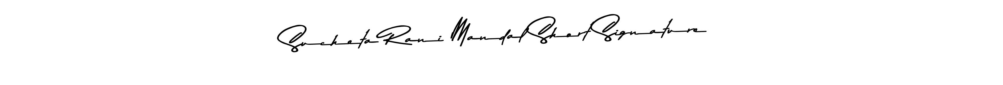 Make a beautiful signature design for name Sucheta Rani Mandal Short Signature. With this signature (Asem Kandis PERSONAL USE) style, you can create a handwritten signature for free. Sucheta Rani Mandal Short Signature signature style 9 images and pictures png