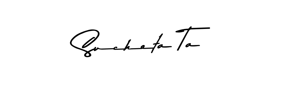 You should practise on your own different ways (Asem Kandis PERSONAL USE) to write your name (Sucheta Ta) in signature. don't let someone else do it for you. Sucheta Ta signature style 9 images and pictures png