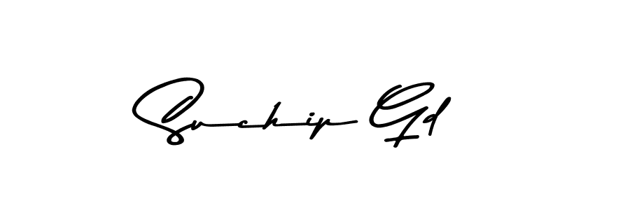 The best way (Asem Kandis PERSONAL USE) to make a short signature is to pick only two or three words in your name. The name Suchip Gd include a total of six letters. For converting this name. Suchip Gd signature style 9 images and pictures png