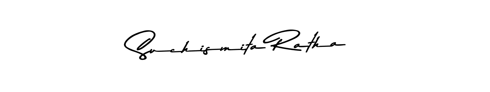 Make a beautiful signature design for name Suchismita Ratha. With this signature (Asem Kandis PERSONAL USE) style, you can create a handwritten signature for free. Suchismita Ratha signature style 9 images and pictures png