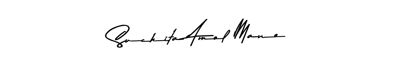 Use a signature maker to create a handwritten signature online. With this signature software, you can design (Asem Kandis PERSONAL USE) your own signature for name Suchita Amol Mane. Suchita Amol Mane signature style 9 images and pictures png