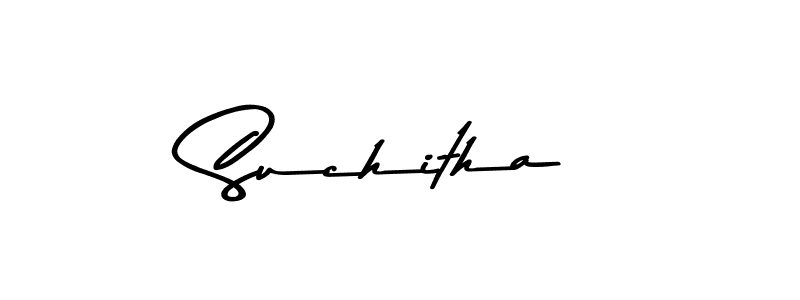 Suchitha stylish signature style. Best Handwritten Sign (Asem Kandis PERSONAL USE) for my name. Handwritten Signature Collection Ideas for my name Suchitha. Suchitha signature style 9 images and pictures png