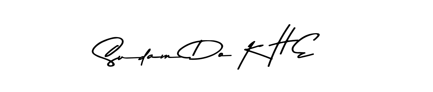 How to Draw Sudam Do K H E signature style? Asem Kandis PERSONAL USE is a latest design signature styles for name Sudam Do K H E. Sudam Do K H E signature style 9 images and pictures png