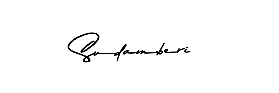 Also You can easily find your signature by using the search form. We will create Sudamberi name handwritten signature images for you free of cost using Asem Kandis PERSONAL USE sign style. Sudamberi signature style 9 images and pictures png