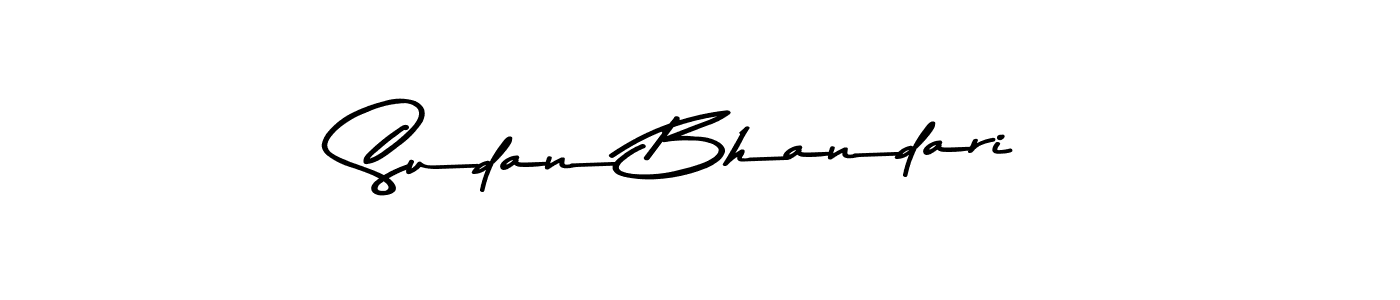 if you are searching for the best signature style for your name Sudan Bhandari. so please give up your signature search. here we have designed multiple signature styles  using Asem Kandis PERSONAL USE. Sudan Bhandari signature style 9 images and pictures png