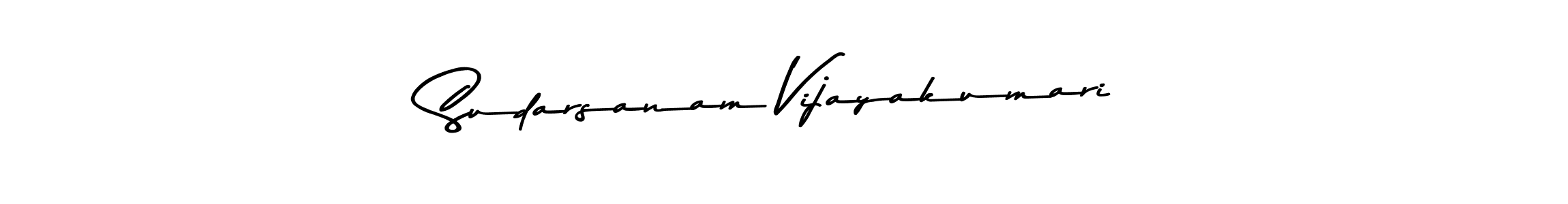 Make a beautiful signature design for name Sudarsanam Vijayakumari. With this signature (Asem Kandis PERSONAL USE) style, you can create a handwritten signature for free. Sudarsanam Vijayakumari signature style 9 images and pictures png